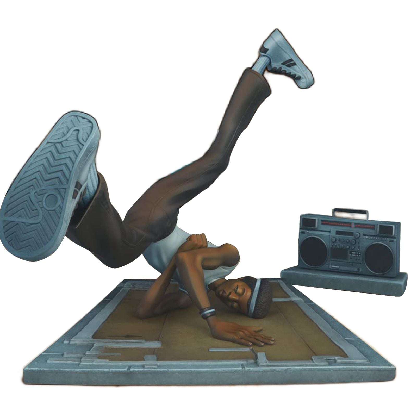 Hip Hop Elements Sculpture Artist Statue DJ Break Dance Modeling Resin Sculpture V1294-YM0523-220425ZH01-4
