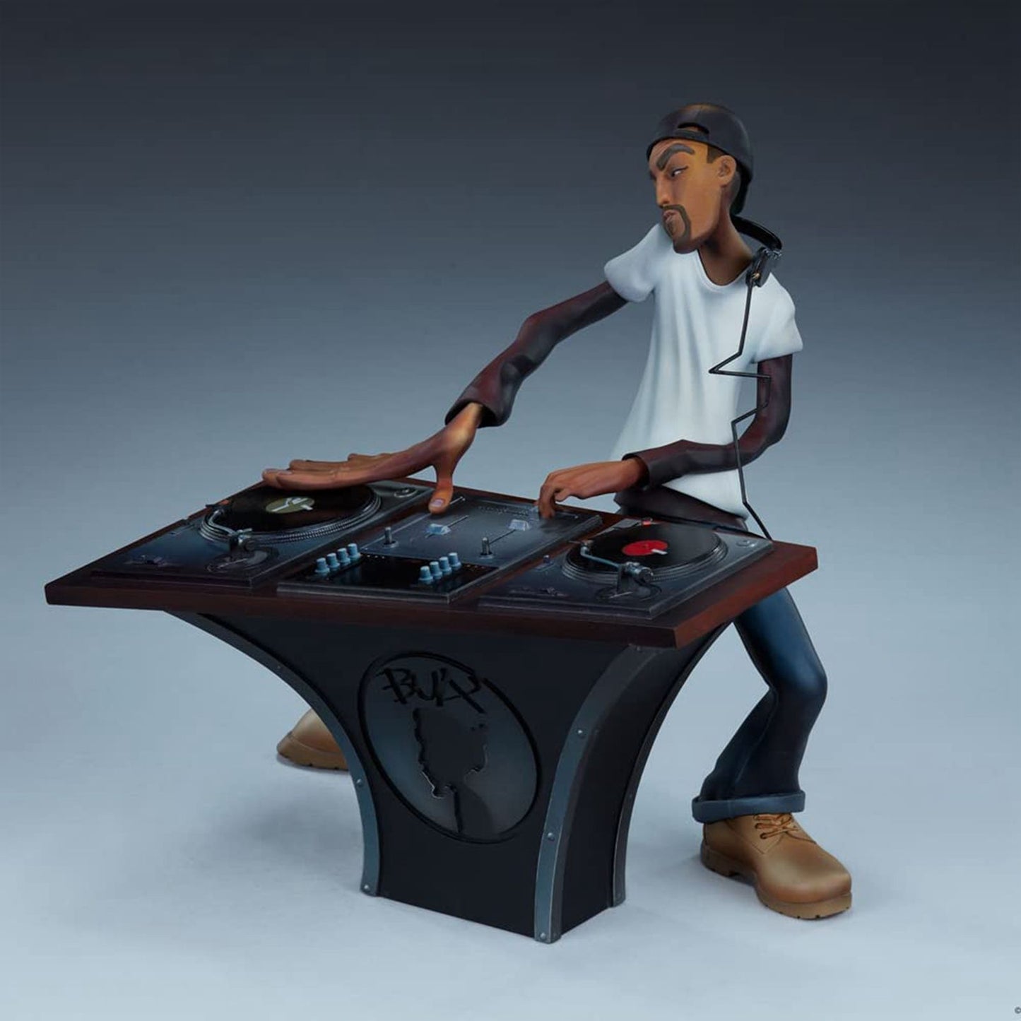 Hip Hop Elements Sculpture Artist Statue DJ Break Dance Modeling Resin Sculpture V1294-YM0523-220425ZH01-4