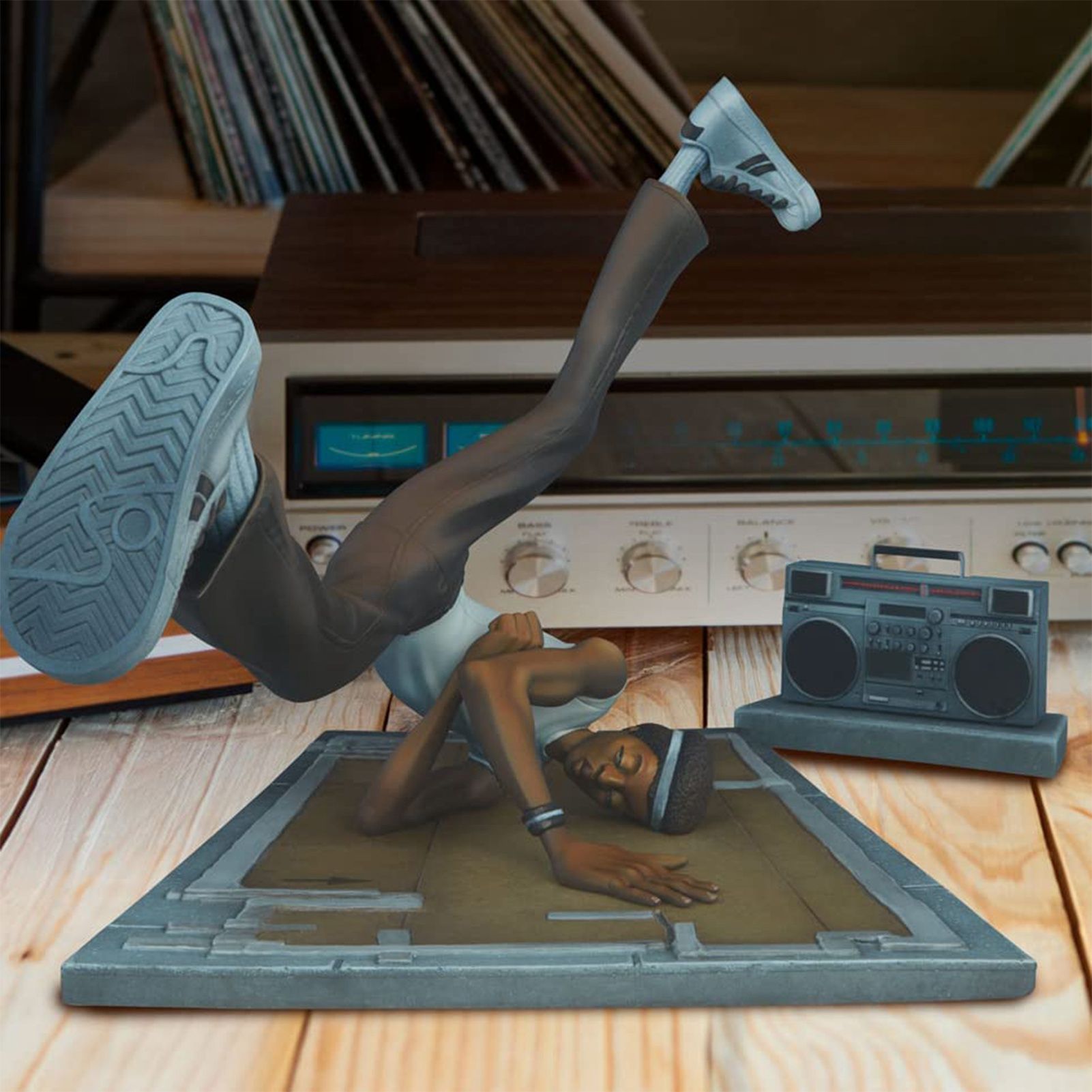 Hip Hop Elements Sculpture Artist Statue DJ Break Dance Modeling Resin Sculpture V1294-YM0523-220425ZH01-4