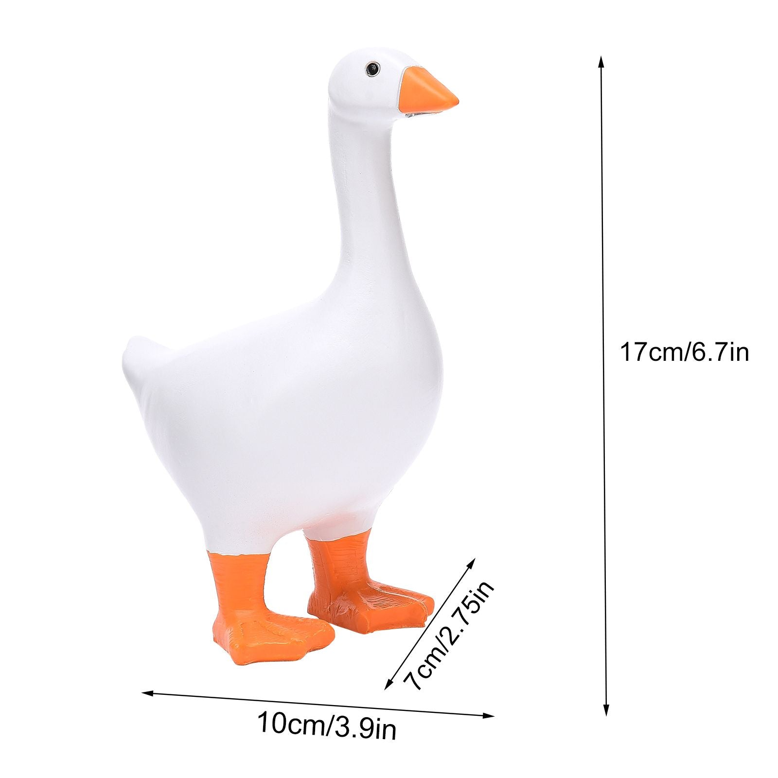 Duck Shaped Resin Crafted Magnetic Pendulum Decoration Keychain V1294-YM0523-220427LD03-2