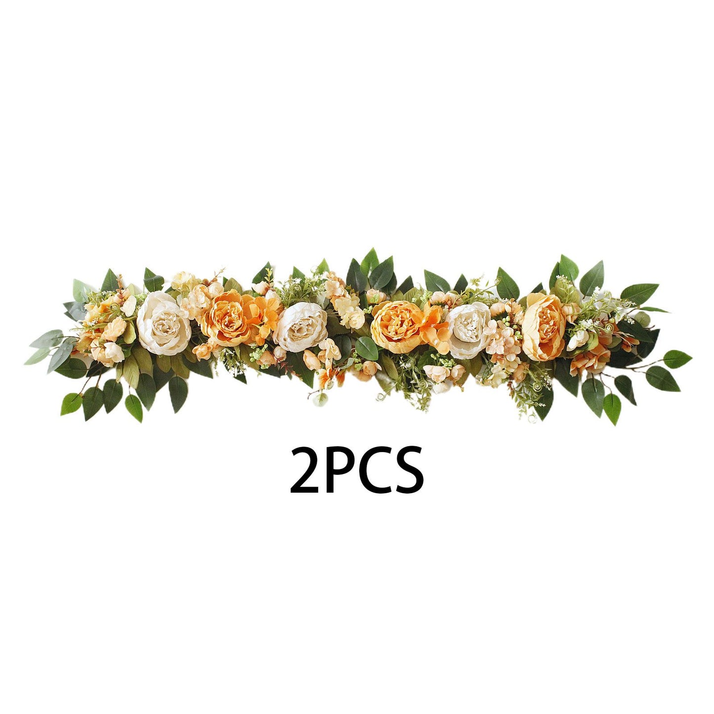 2PCS Set Artificial Wedding Arch Flowers Kit Flower Swag Wedding Arch Decor V1294-YM0523-220427XY01-6