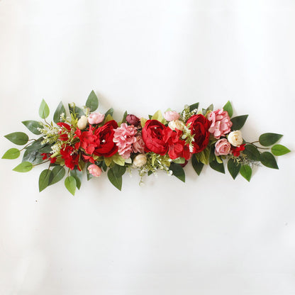 2PCS Set Artificial Wedding Arch Flowers Kit Flower Swag Wedding Arch Decor V1294-YM0523-220427XY01-6