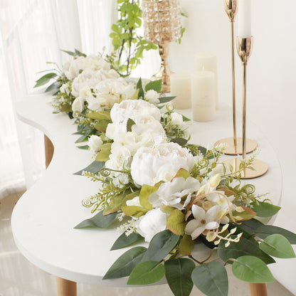 2PCS Set Artificial Wedding Arch Flowers Kit Flower Swag Wedding Arch Decor V1294-YM0523-220427XY01-6