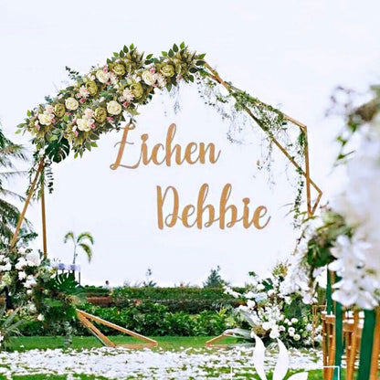 2PCS Set Artificial Wedding Arch Flowers Kit Flower Swag Wedding Arch Decor V1294-YM0523-220427XY01-6