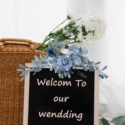 Wedding Party Welcome Sign Flower Decoration V1294-YM0523-220428LW03-2