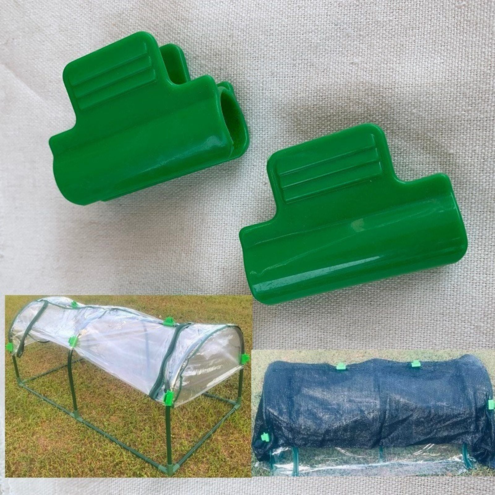 Greenhouse Clamps for Plants Supporting Garden Piles Plastic Net Ring Clip Frame Shadow Mesh Bar Clip V1294-YM0523-220428MQ01-2