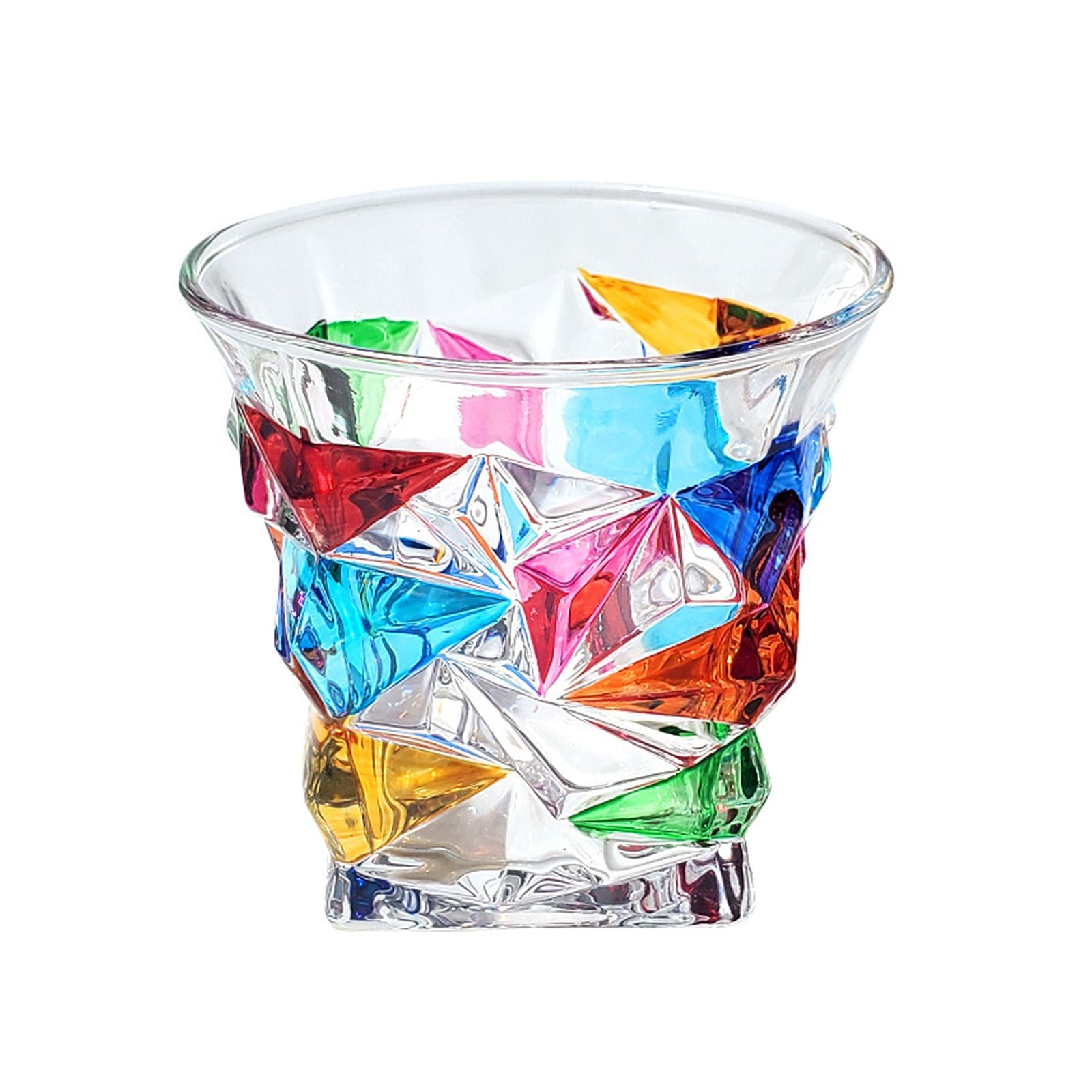 Whiskey Glass Multicolor 320ml Short Drinking Glass for Home V1294-YM0523-220429GS01-4