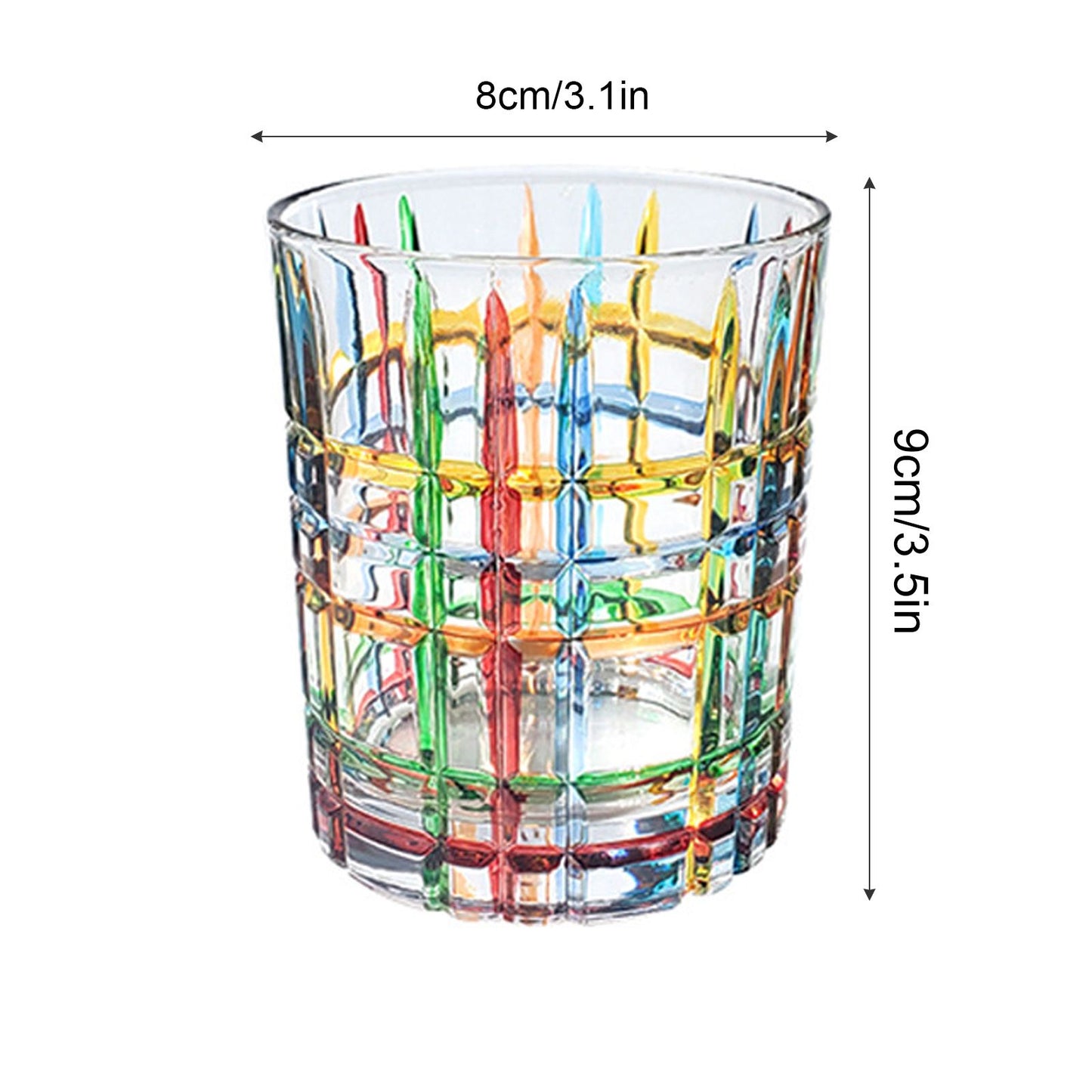 Whiskey Glass Painted Crystal Glass V1294-YM0523-220429GS0139