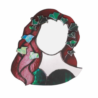 Glass Poison Ivy Mirror Glass Decorative Mirror for Entryway Bedroom Bathroom V1294-YM0523-220507ZH01