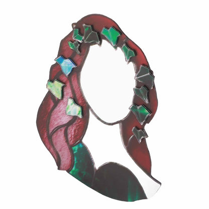 Glass Poison Ivy Mirror Glass Decorative Mirror for Entryway Bedroom Bathroom V1294-YM0523-220507ZH01