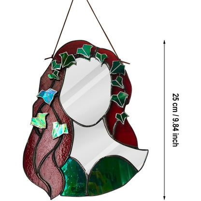 Glass Poison Ivy Mirror Glass Decorative Mirror for Entryway Bedroom Bathroom V1294-YM0523-220507ZH01