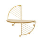 Simple Round Wall Shelf Multifunctional Geometric Wall Art Shelf Home Bedroom Wall Storage Shelves V1294-YM0523-220511JY02-2