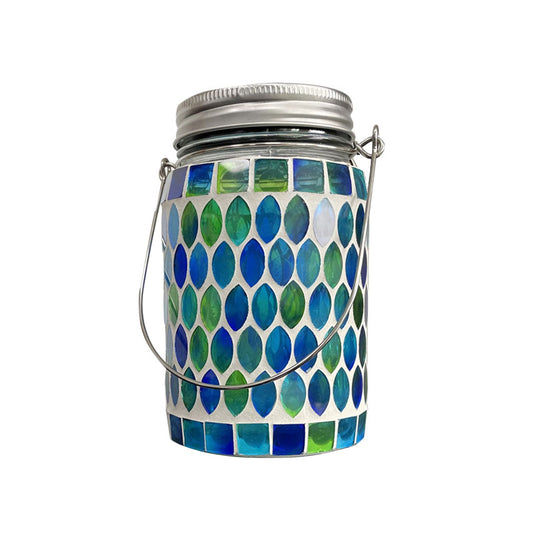 Solar Mosaic Lantern Light IP44 Waterproof Inlaid Fade Resistant Mosaic Glass Light V1294-YM0523-220513YA02-2