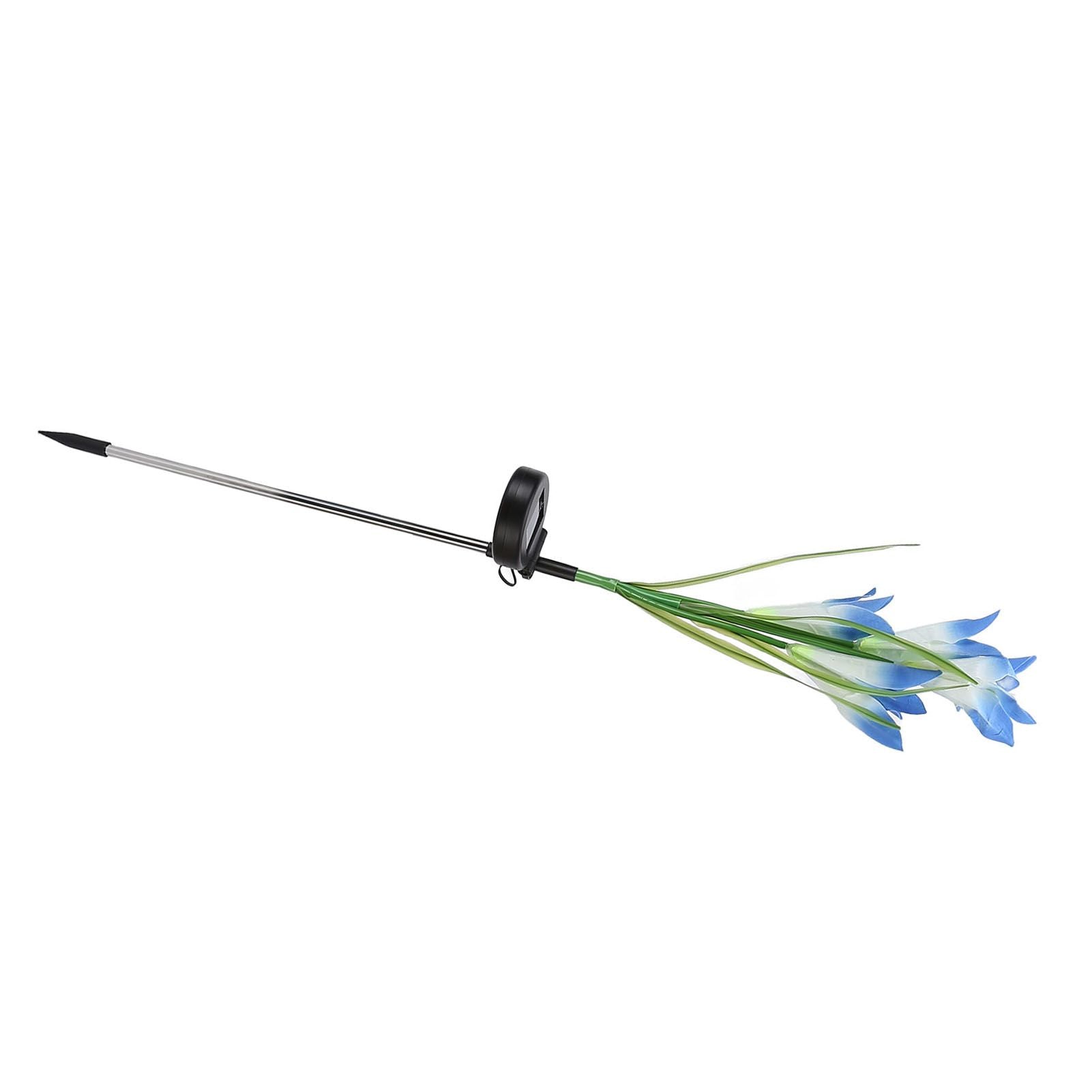 Solar Powered Flower Lights Waterproof Outdoor Solar Garden Stake Lights for Garden Patio Backyard(Blue White V1294-YM0523-3111210290313