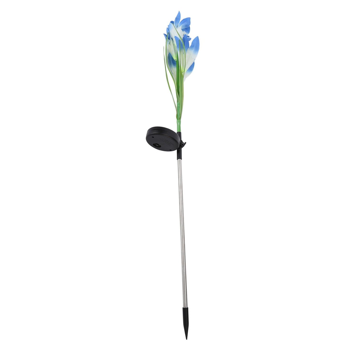 Solar Powered Flower Lights Waterproof Outdoor Solar Garden Stake Lights for Garden Patio Backyard(Blue White V1294-YM0523-3111210290313