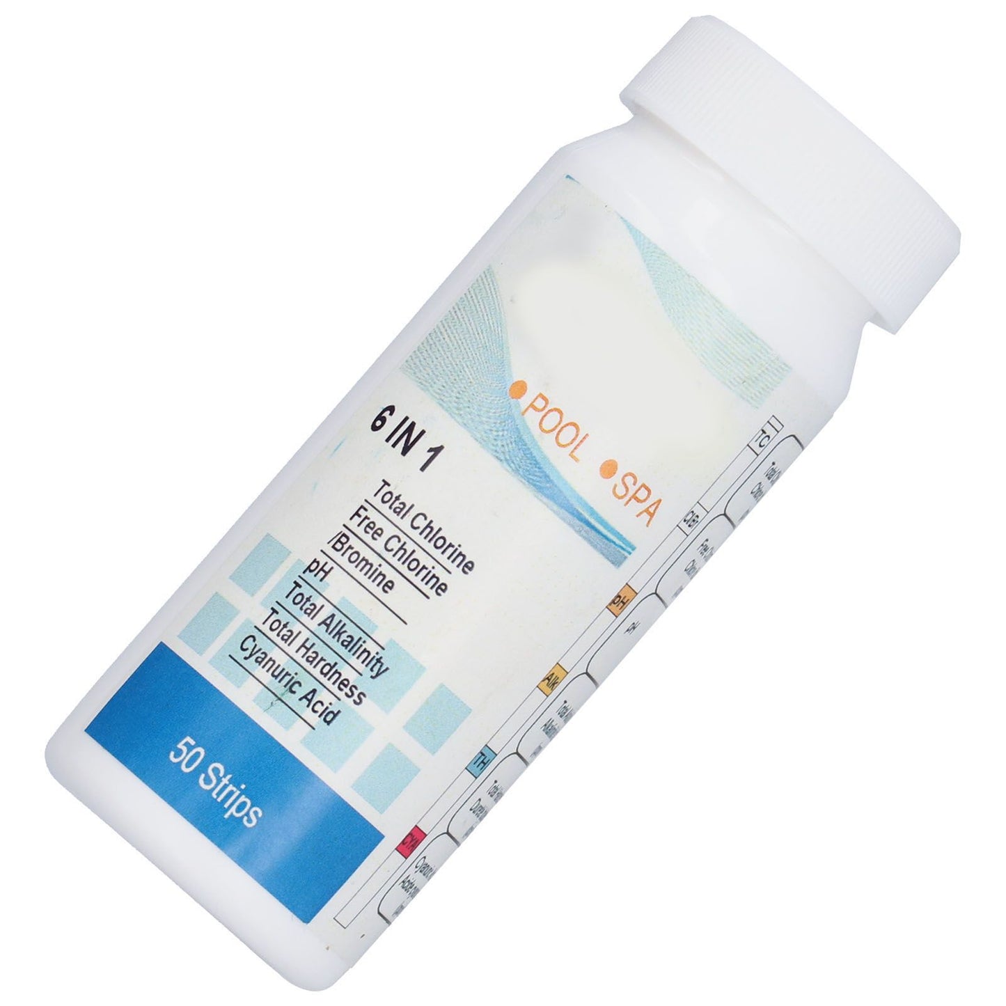 Pool Test Strips Durable Quick Portable Easy to Operate Pa Test Strips for Aquariums V1294-YM0523-3111210322211