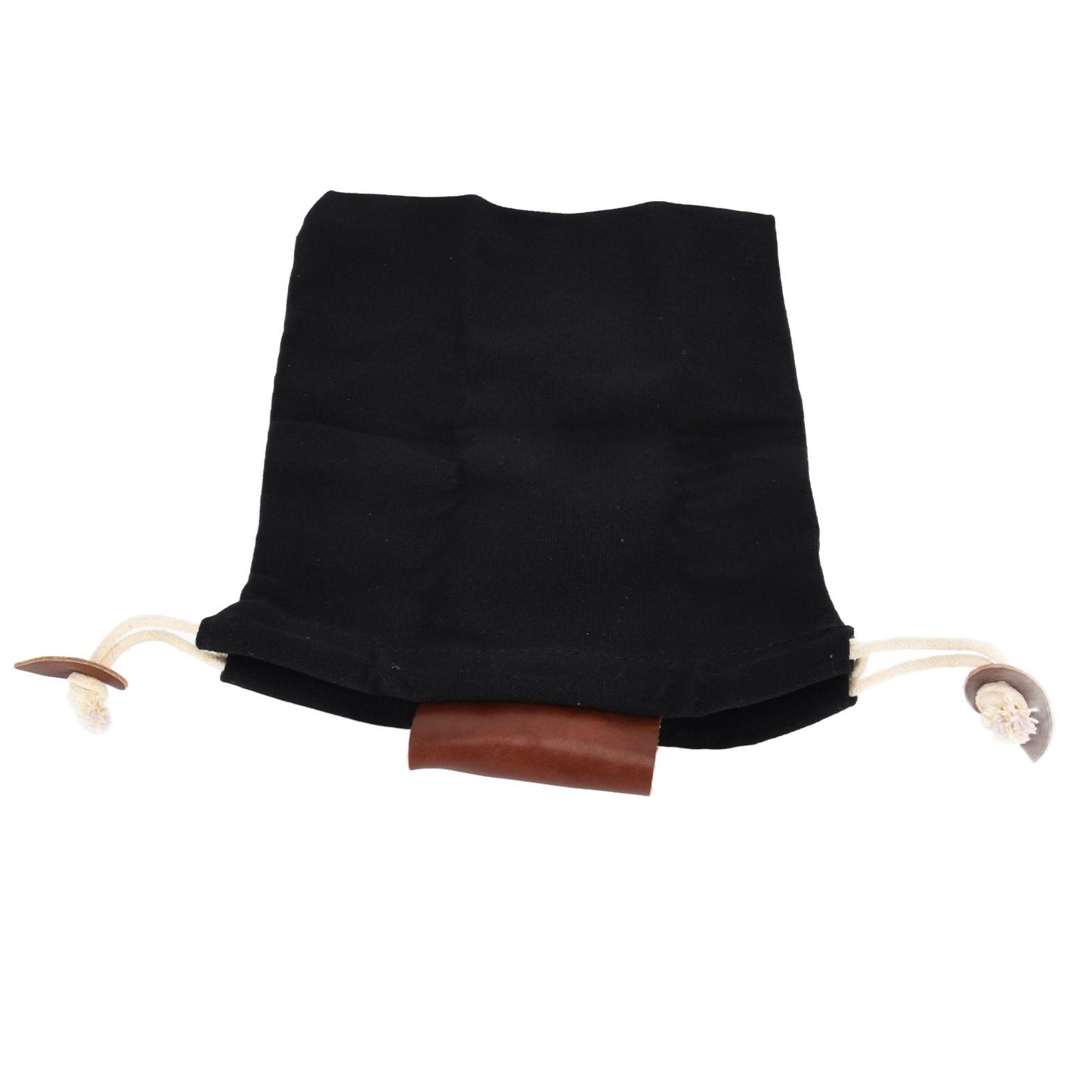 Leather Canvas Foraging Pouch Belt Fruit Picking Bag for Camping Fruit CollectingBlack V1294-YM0523-3111210325511
