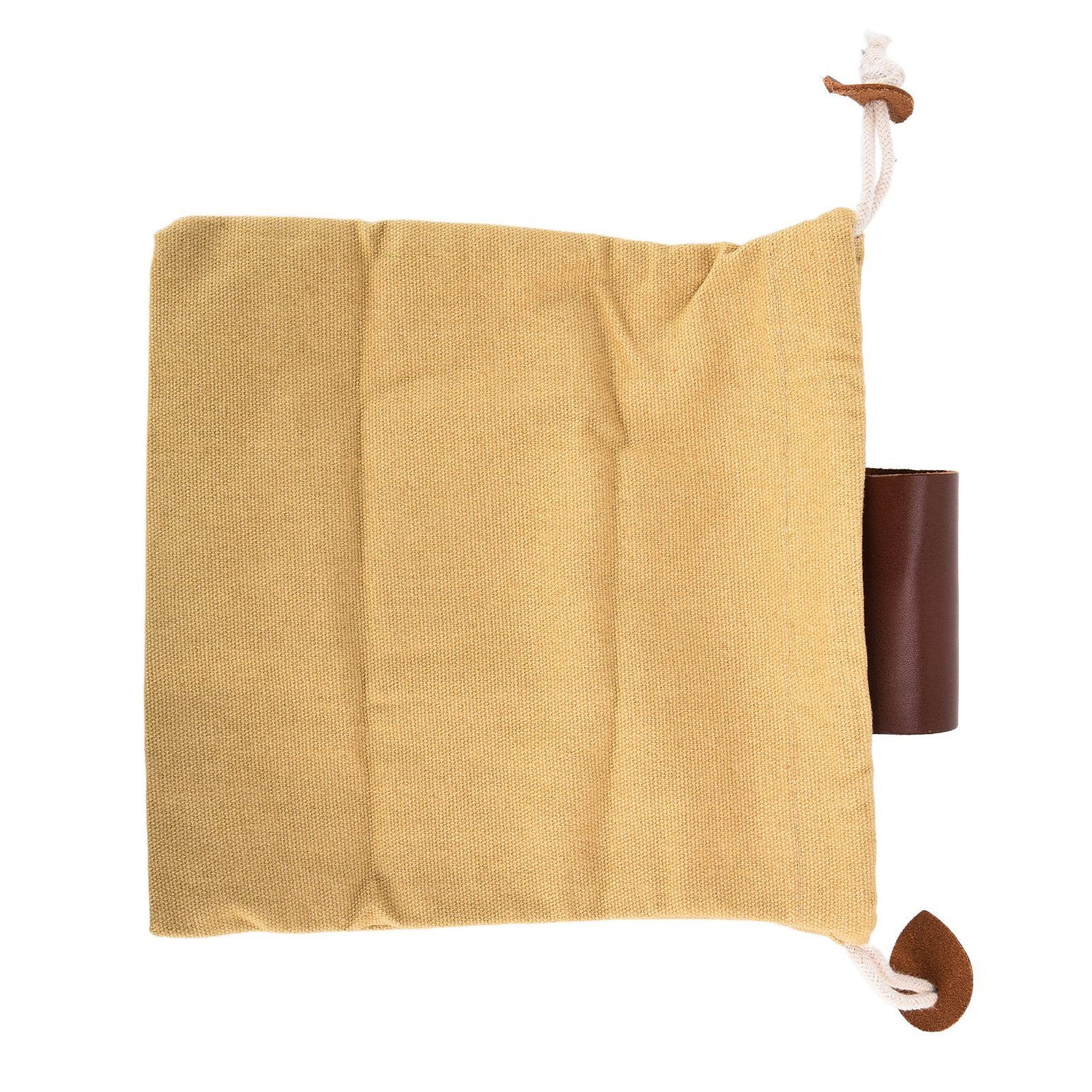 Leather Canvas Foraging Pouch Belt Fruit Picking Bag for Camping Fruit CollectingKhaki V1294-YM0523-3111210325512