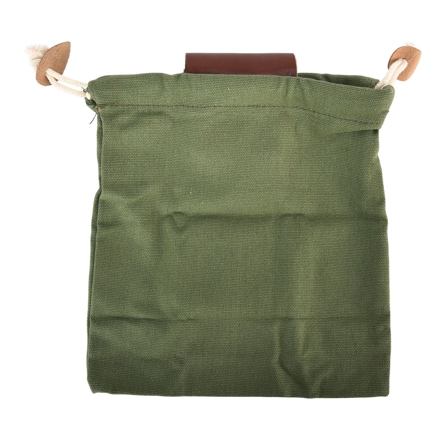 Leather Canvas Foraging Pouch Belt Fruit Picking Bag for Camping Fruit CollectingArmy Green V1294-YM0523-3111210325513
