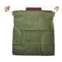Leather Canvas Foraging Pouch Belt Fruit Picking Bag for Camping Fruit CollectingArmy Green V1294-YM0523-3111210325513