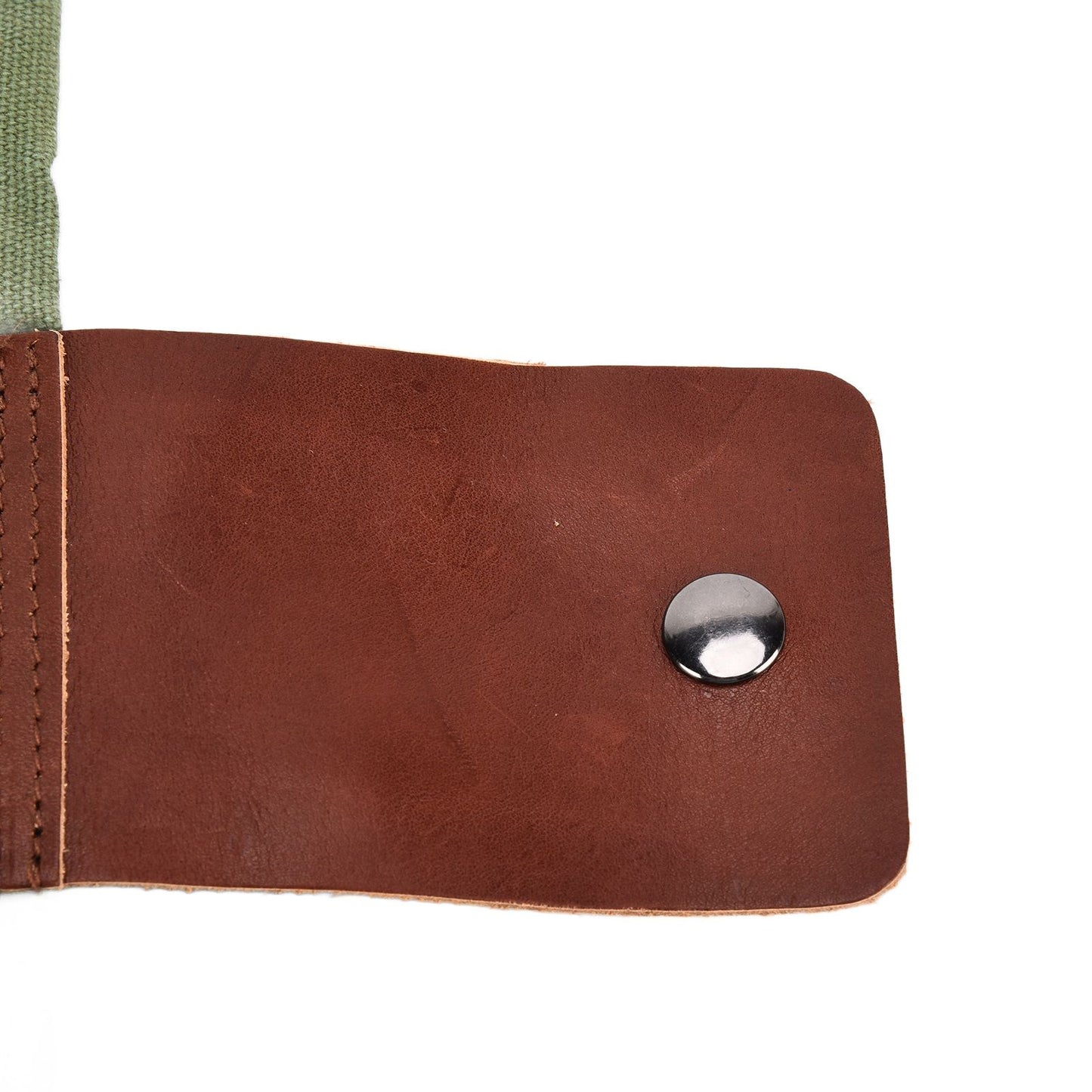 Leather Canvas Foraging Pouch Belt Fruit Picking Bag for Camping Fruit CollectingArmy Green V1294-YM0523-3111210325513
