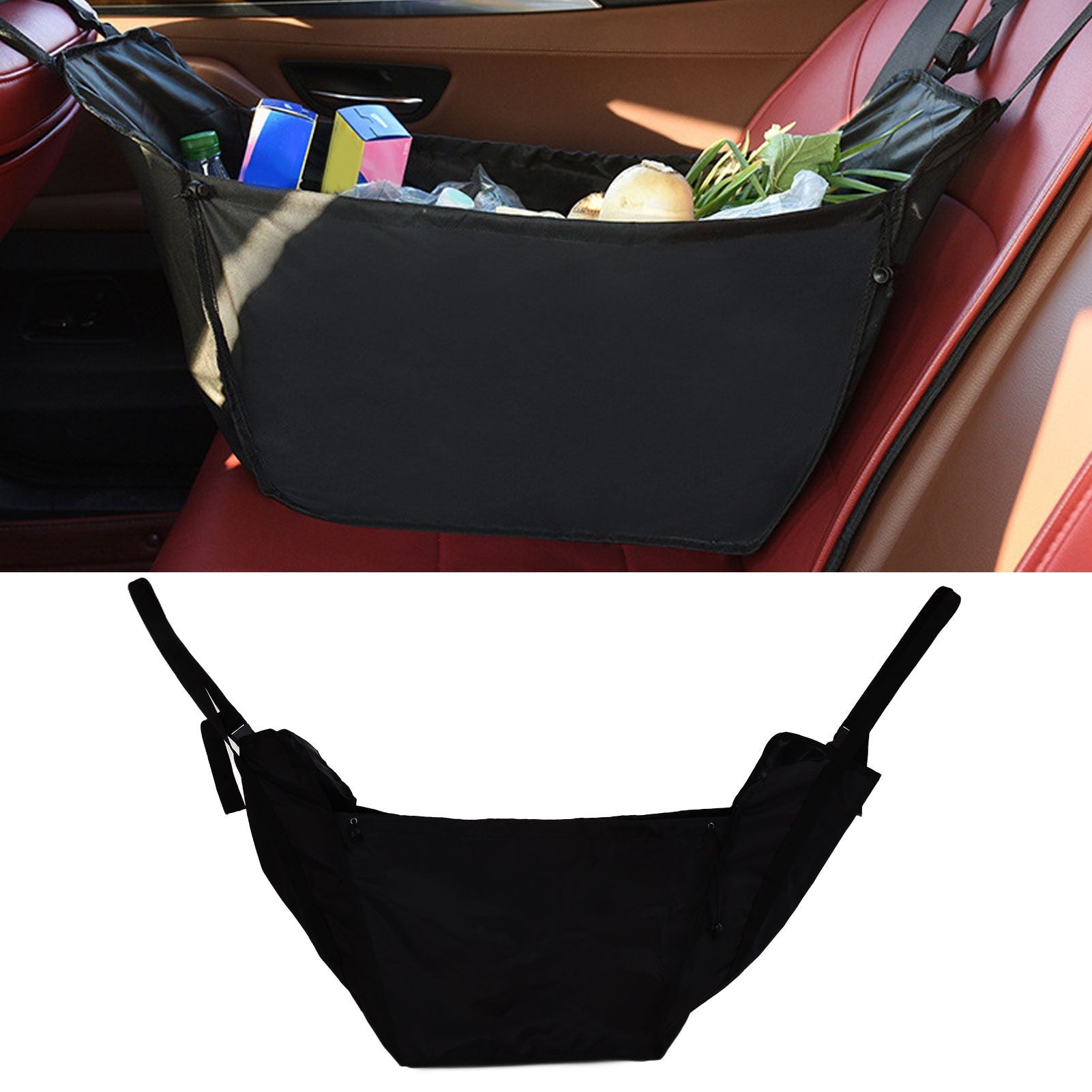 Car Storage Shopping Bag Adjustable Oxford Cloth Portable Storage Bag for Shopping Travel V1294-YM0523-3111210326211