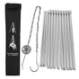 4 Section Campfire Tripod Portable Aluminum Alloy Hanging Pot Tripod for Outdoor V1294-YM0523-3111210336011