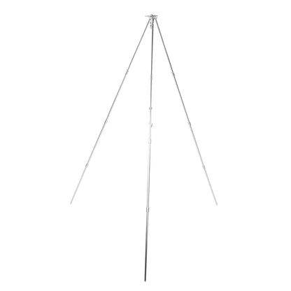 4 Section Campfire Tripod Portable Aluminum Alloy Hanging Pot Tripod for Outdoor V1294-YM0523-3111210336011