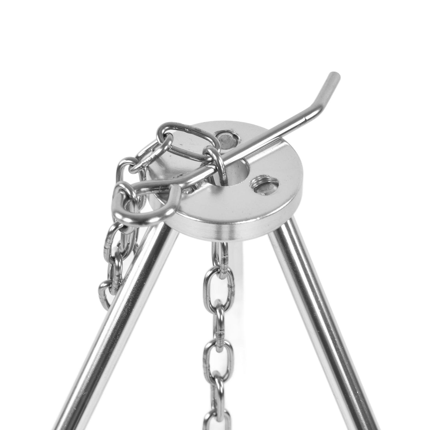 4 Section Campfire Tripod Portable Aluminum Alloy Hanging Pot Tripod for Outdoor V1294-YM0523-3111210336011