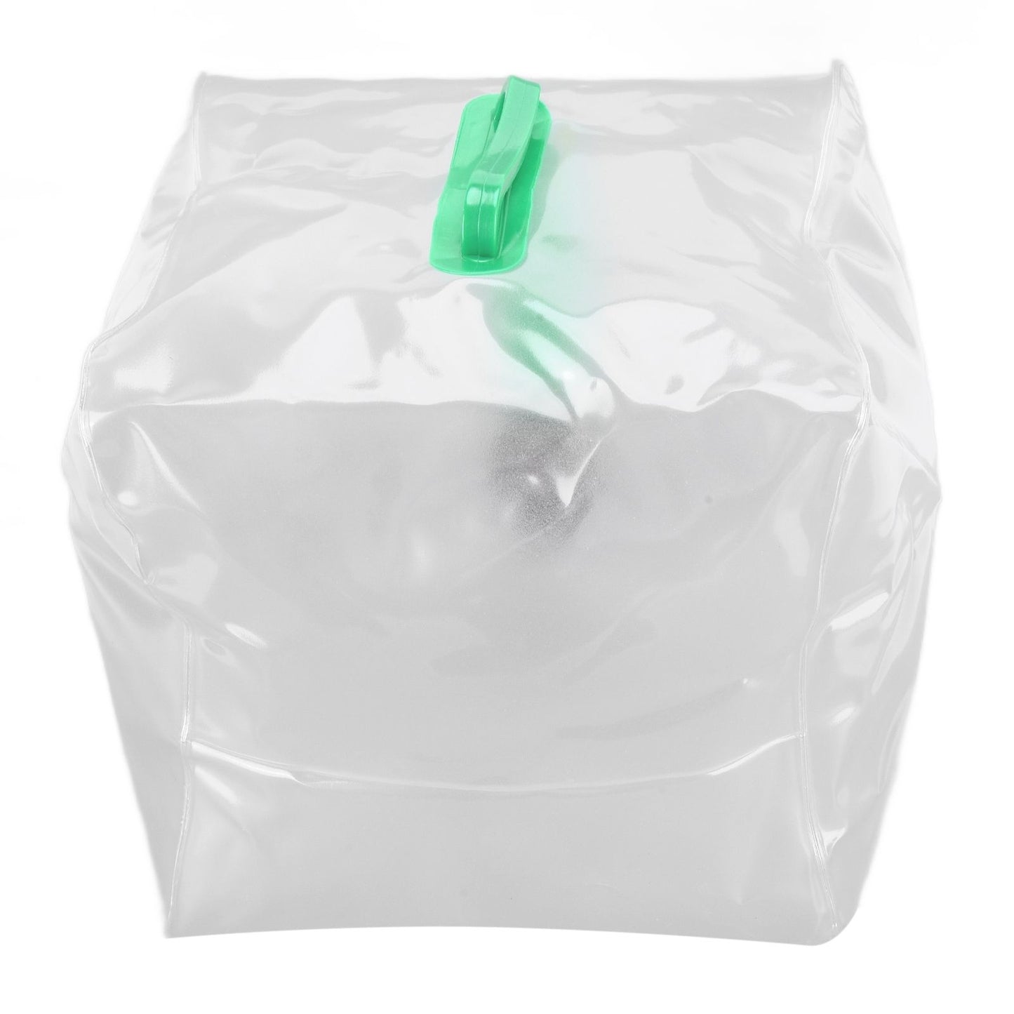 2Pcs 20L Folding Water Bucket PVC Portable Transparent Water Container with Spigot for Camping Hiking V1294-YM0523-3111210337211