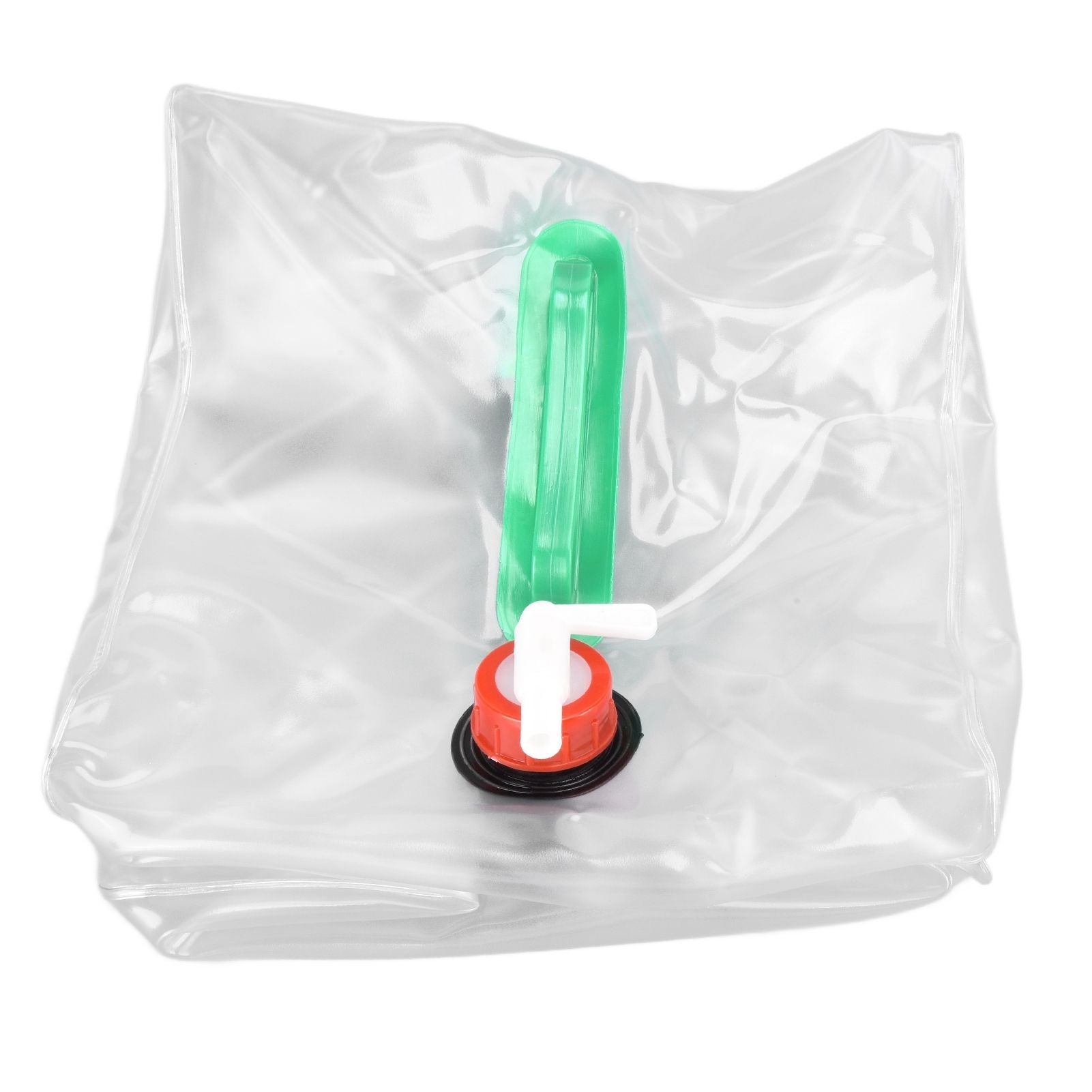 2Pcs 20L Folding Water Bucket PVC Portable Transparent Water Container with Spigot for Camping Hiking V1294-YM0523-3111210337211