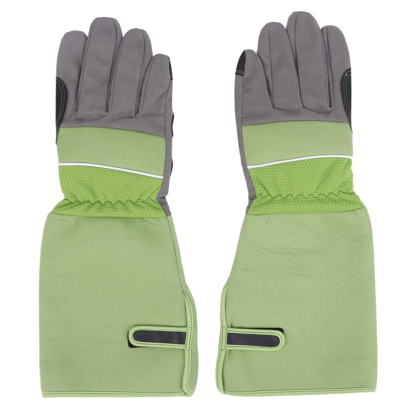 1Pair Garden Work Gloves Cut Resistent Stabproof Puncture Proof Pruning Gloves with Forearm Protection Green V1294-YM0523-3111210339411