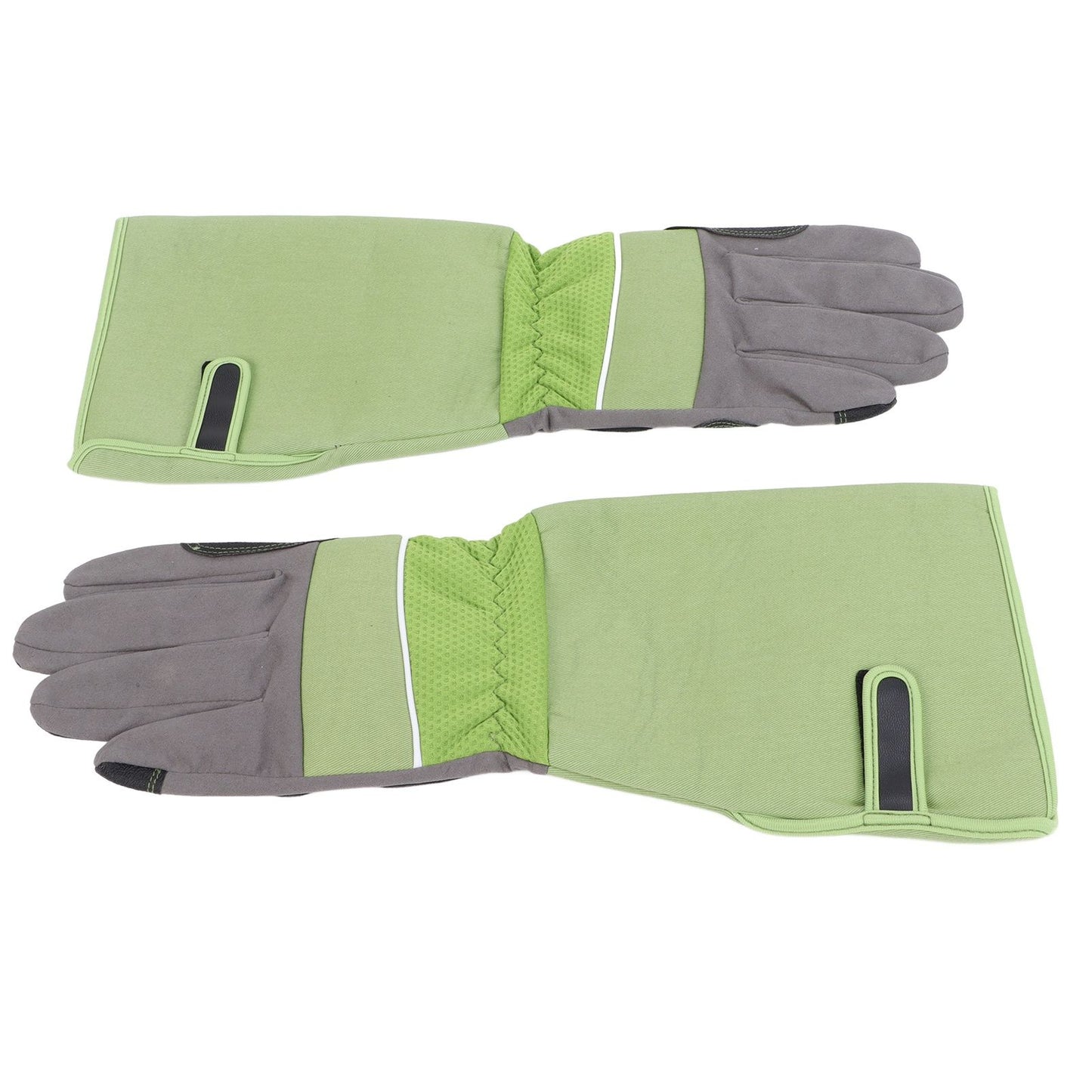 1Pair Garden Work Gloves Cut Resistent Stabproof Puncture Proof Pruning Gloves with Forearm Protection Green V1294-YM0523-3111210339411