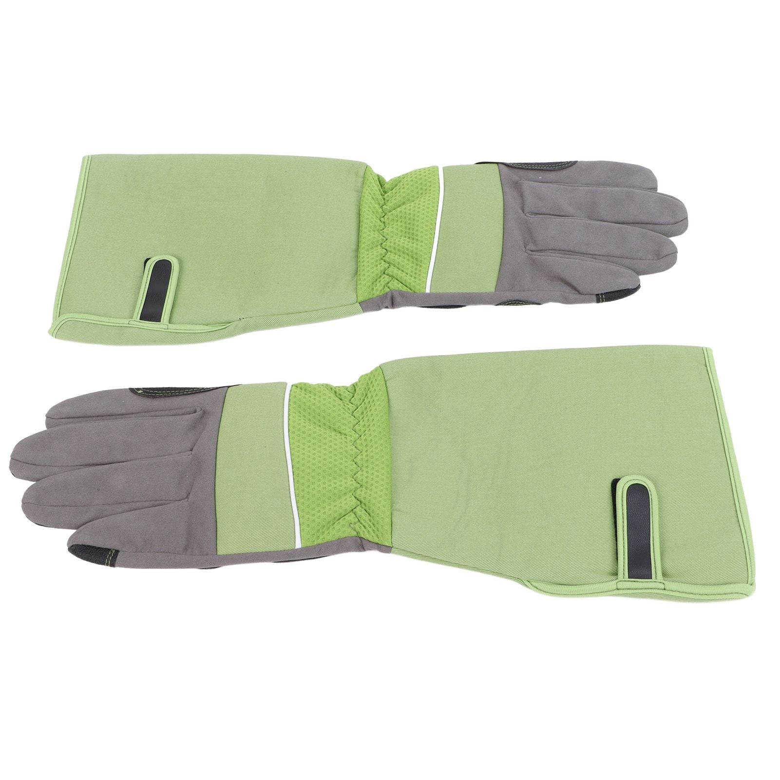 1Pair Garden Work Gloves Cut Resistent Stabproof Puncture Proof Pruning Gloves with Forearm Protection Green V1294-YM0523-3111210339411