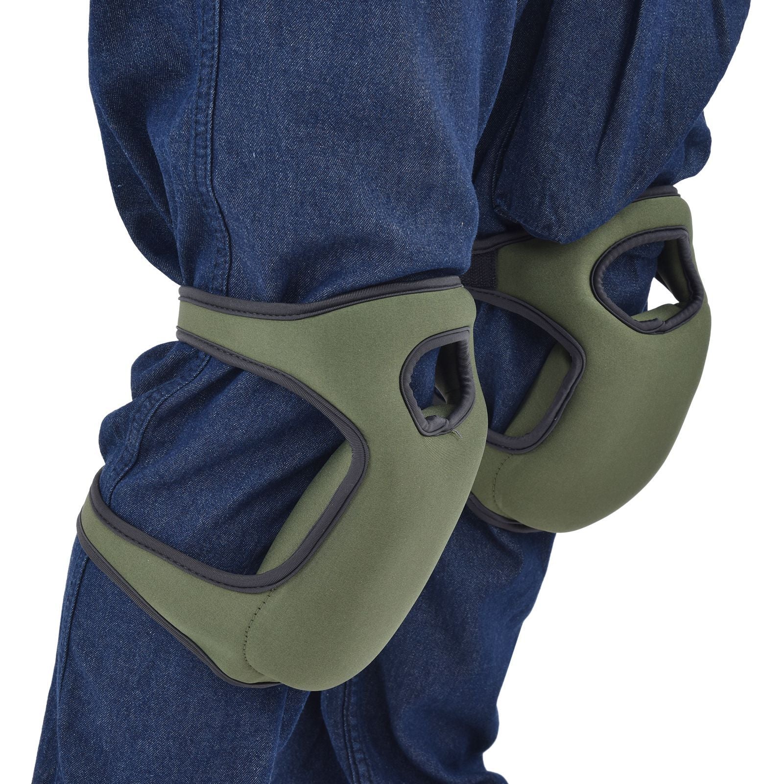 Gardening Knee Pads Green Portable Garden Knee Protector for Outdoor Woodworking V1294-YM0523-3111210340811