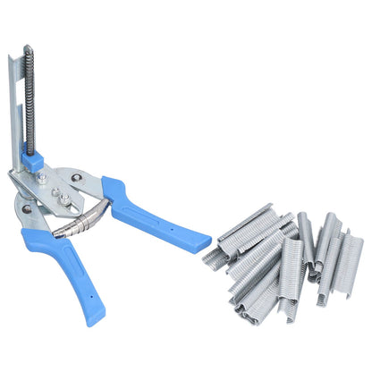 Hog Ring Pliers Kit Semi Automatic Convenient M Nail Pliers for Chicken Cage Pigeon Cage Rabbit Cage Fox Cage V1294-YM0523-3111210355111