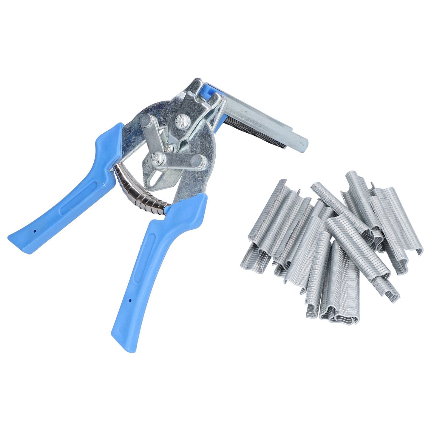 Hog Ring Pliers Kit Semi Automatic Convenient M Nail Pliers for Chicken Cage Pigeon Cage Rabbit Cage Fox Cage V1294-YM0523-3111210355111