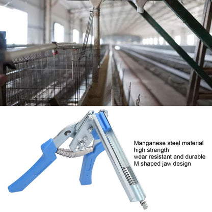Hog Ring Pliers Kit Semi Automatic Convenient M Nail Pliers for Chicken Cage Pigeon Cage Rabbit Cage Fox Cage V1294-YM0523-3111210355111