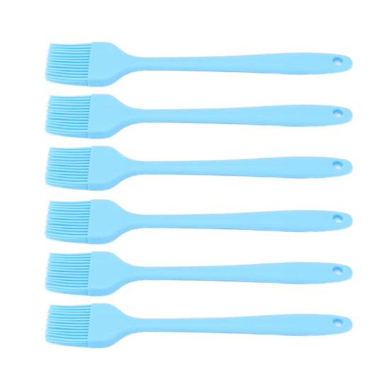 6 Pcs Cooking Brush Silicone Basting Pastry Brushes for BBQ Grill Baking Kitchen Cooking V1294-YM0523-3111210356111