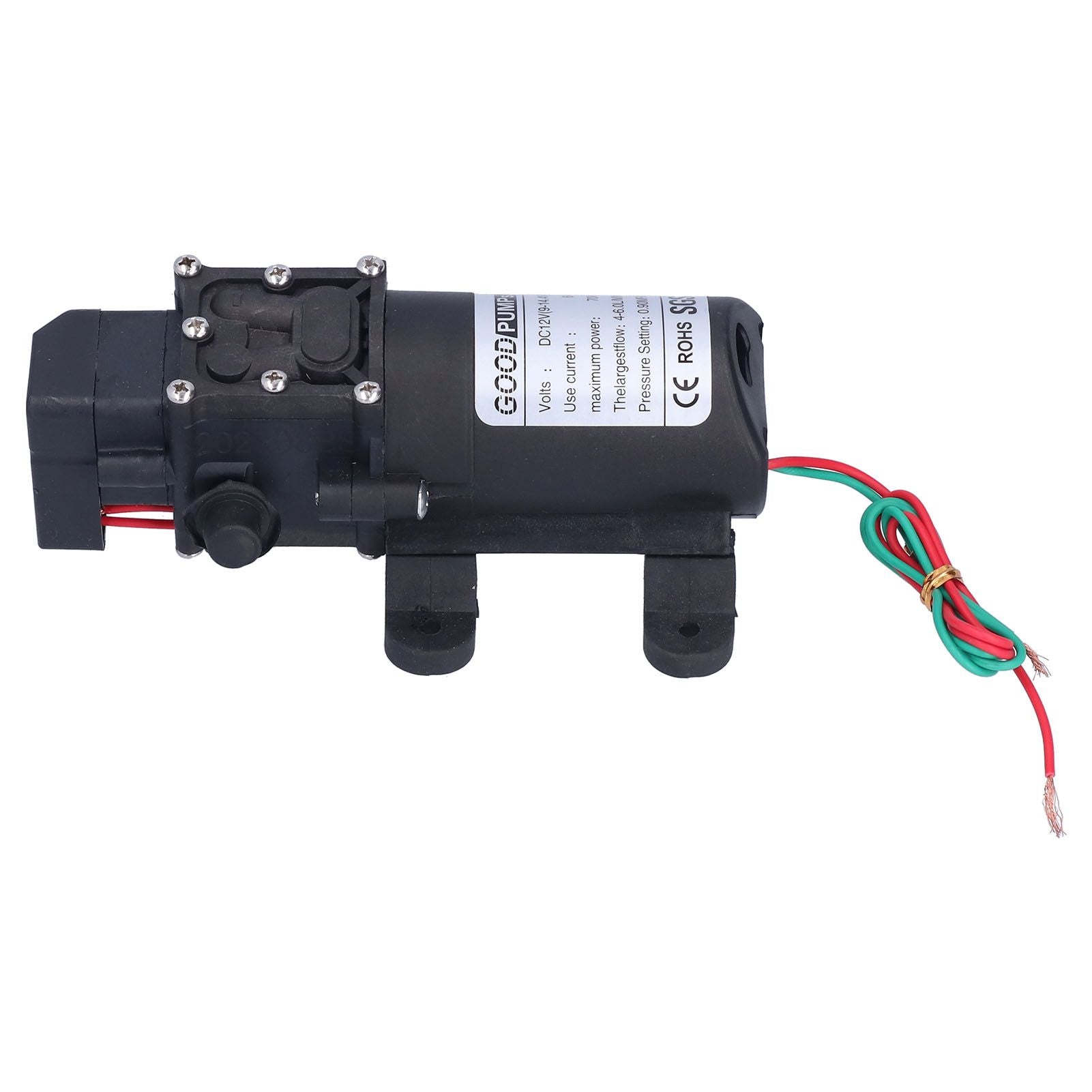 3308 Diaphragm Pump Self Priming Spray Pump for Garden Irrigation Car Washing 12V 70W V1294-YM0523-3111210356911