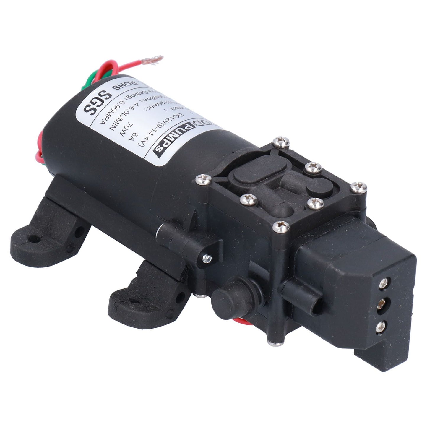 3308 Diaphragm Pump Self Priming Spray Pump for Garden Irrigation Car Washing 12V 70W V1294-YM0523-3111210356911