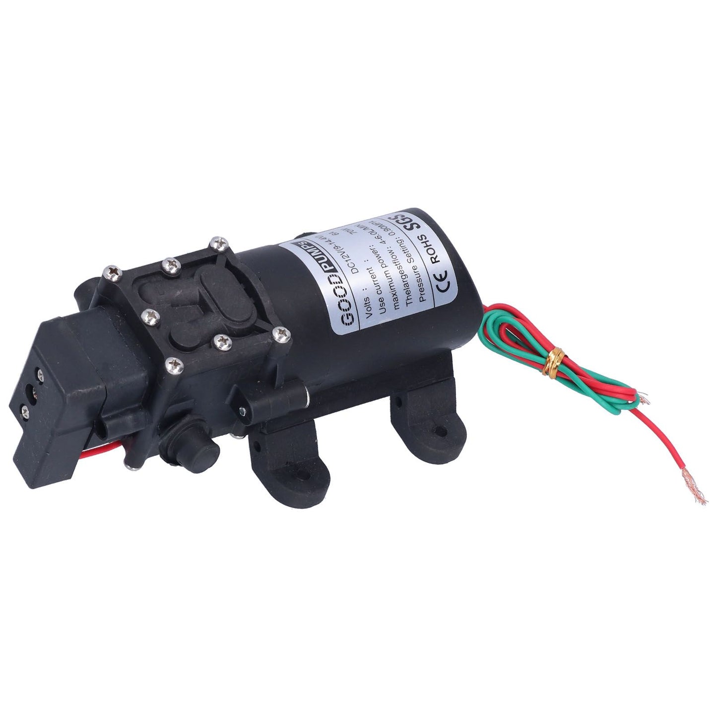 3308 Diaphragm Pump Self Priming Spray Pump for Garden Irrigation Car Washing 12V 70W V1294-YM0523-3111210356911