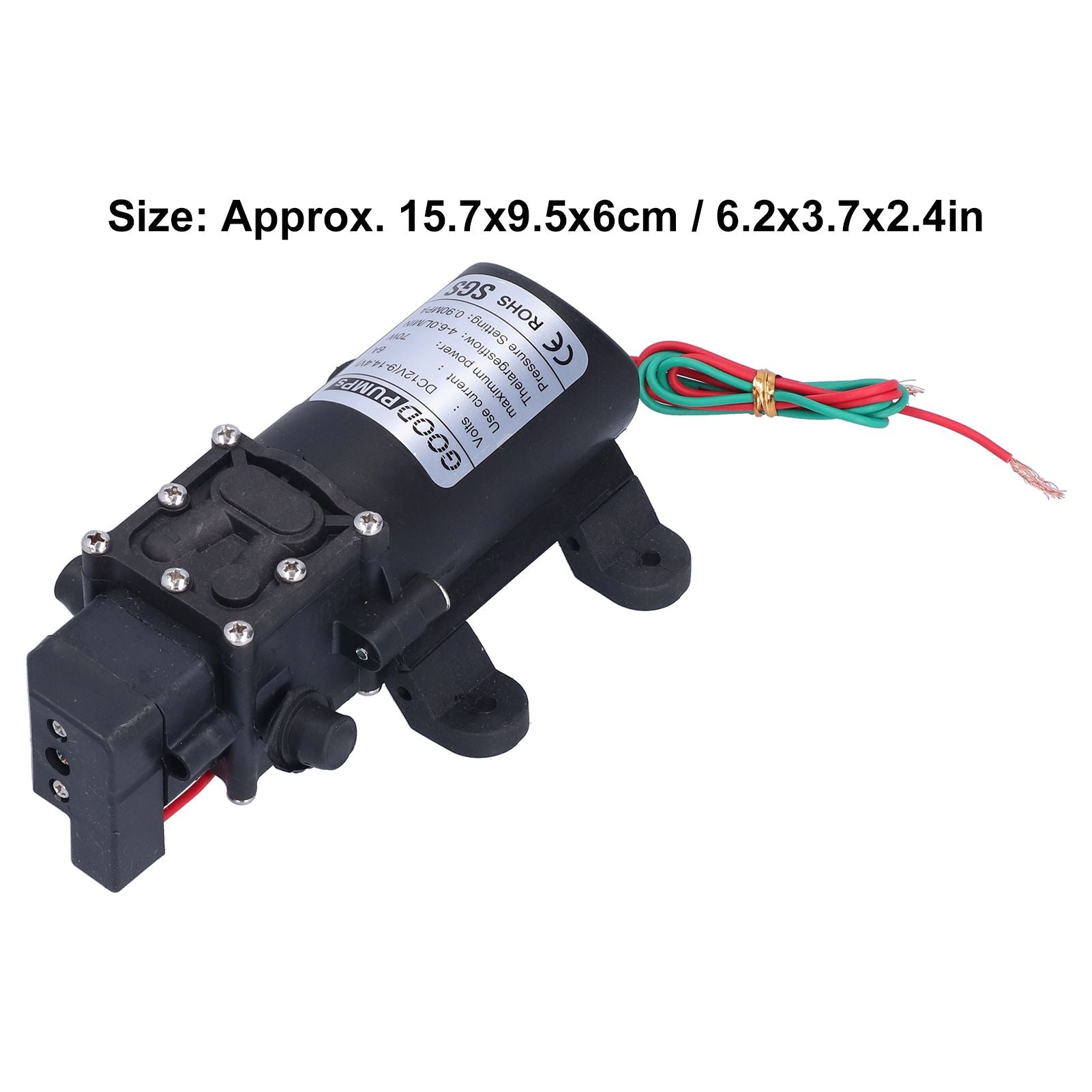 3308 Diaphragm Pump Self Priming Spray Pump for Garden Irrigation Car Washing 12V 70W V1294-YM0523-3111210356911