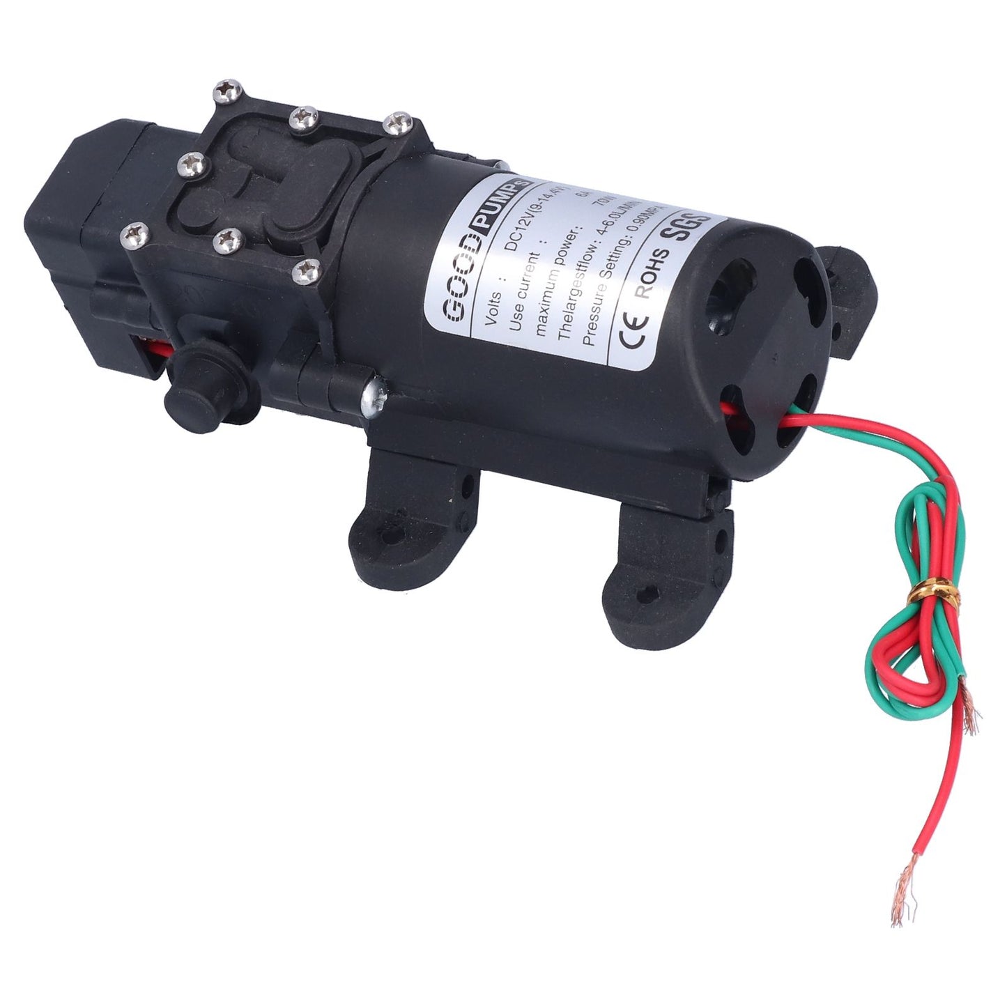 3308 Diaphragm Pump Self Priming Spray Pump for Garden Irrigation Car Washing 12V 70W V1294-YM0523-3111210356911