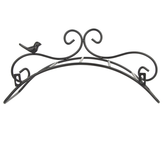 Garden Hose Holder Black Multifunction Antique Style Bird Brackets Water Pipe Storage V1294-YM0523-3111210364411