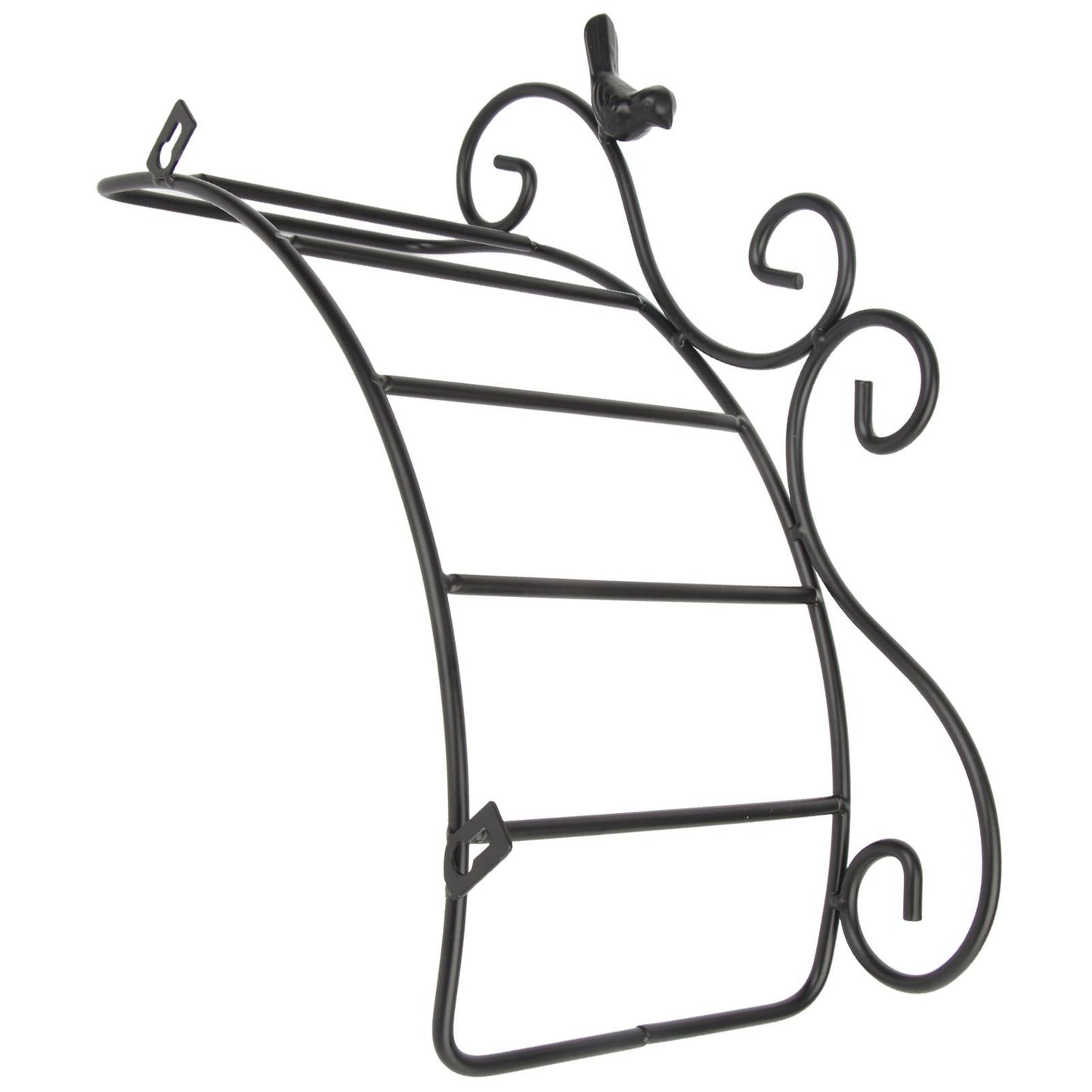 Garden Hose Holder Black Multifunction Antique Style Bird Brackets Water Pipe Storage V1294-YM0523-3111210364411