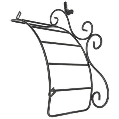 Garden Hose Holder Black Multifunction Antique Style Bird Brackets Water Pipe Storage V1294-YM0523-3111210364411