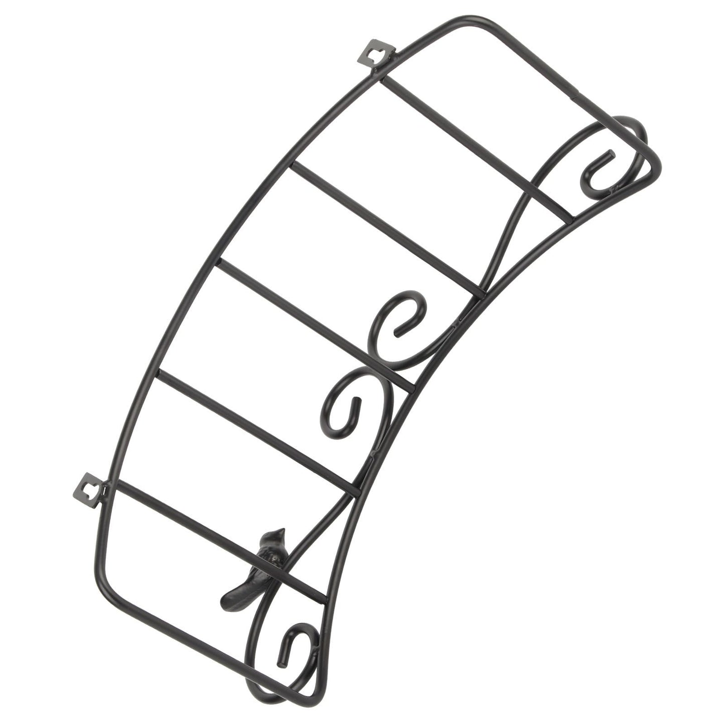 Garden Hose Holder Black Multifunction Antique Style Bird Brackets Water Pipe Storage V1294-YM0523-3111210364411