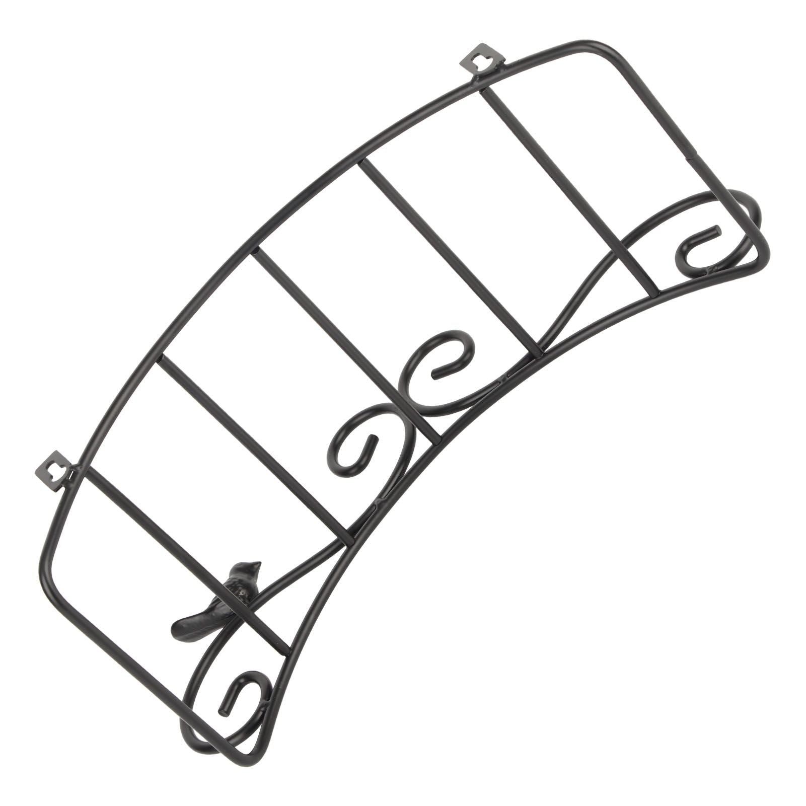 Garden Hose Holder Black Multifunction Antique Style Bird Brackets Water Pipe Storage V1294-YM0523-3111210364411