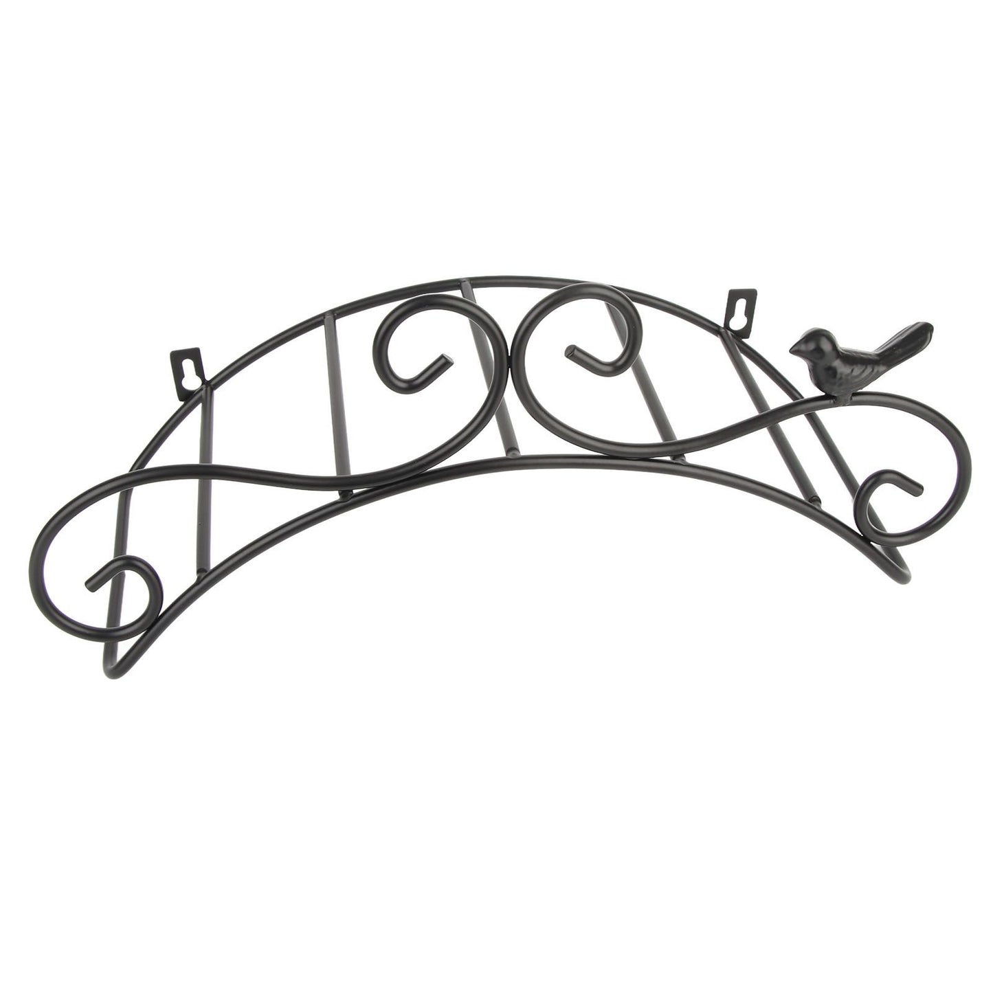 Garden Hose Holder Black Multifunction Antique Style Bird Brackets Water Pipe Storage V1294-YM0523-3111210364411